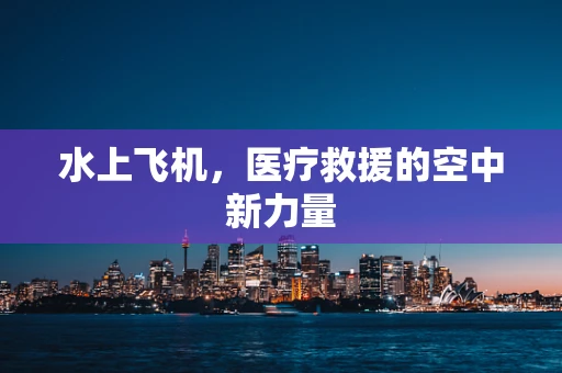 水上飞机，医疗救援的空中新力量