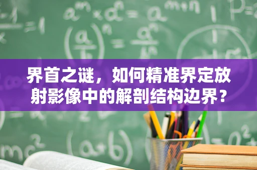 界首之谜，如何精准界定放射影像中的解剖结构边界？