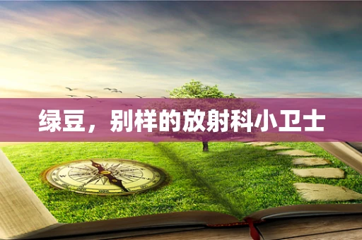 绿豆，别样的放射科小卫士
