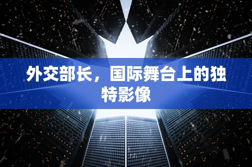 外交部长，国际舞台上的独特影像