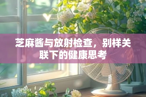 芝麻酱与放射检查，别样关联下的健康思考