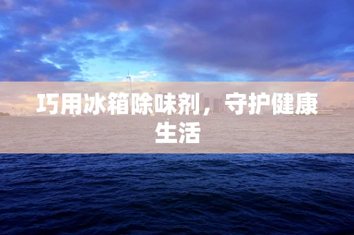 巧用冰箱除味剂，守护健康生活