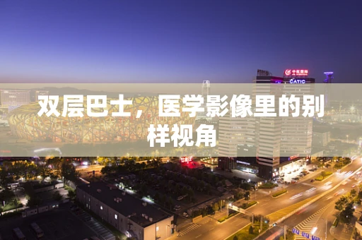 双层巴士，医学影像里的别样视角