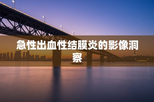 急性出血性结膜炎的影像洞察