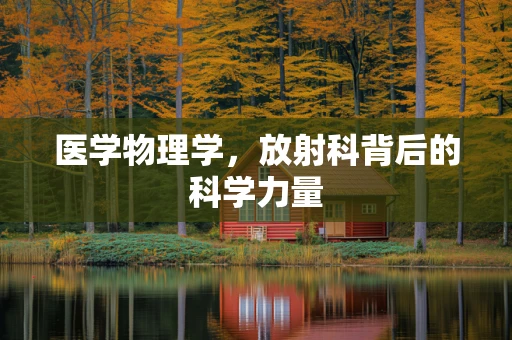 医学物理学，放射科背后的科学力量