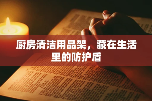 厨房清洁用品架，藏在生活里的防护盾