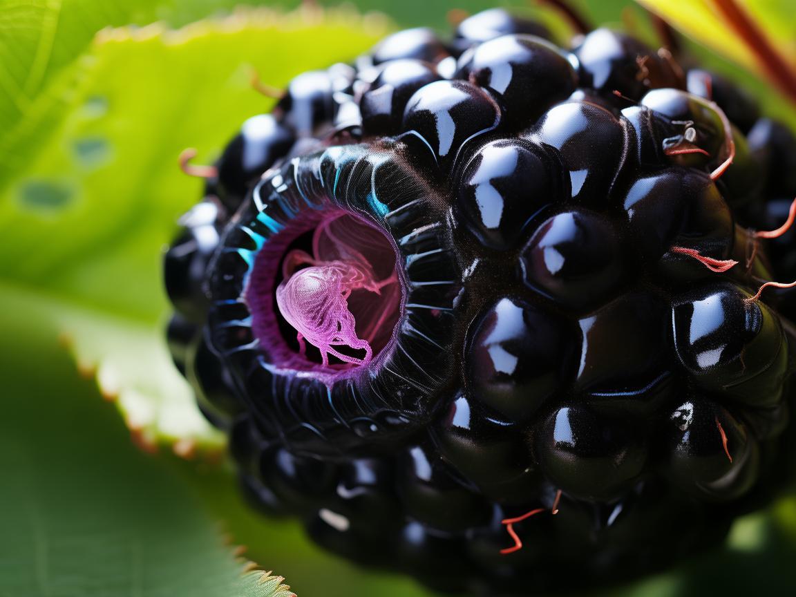 黑莓，藏在果实里的天然放射防护卫士