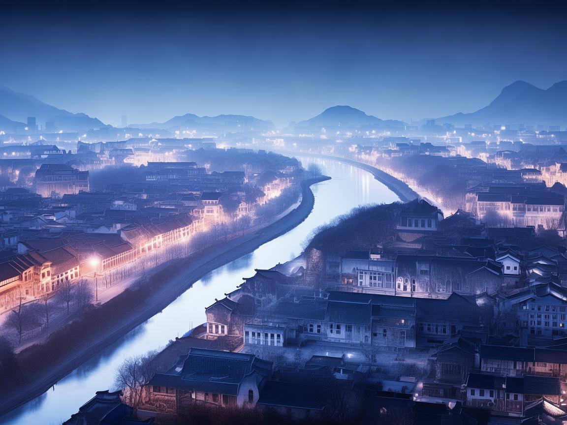 洛阳,放射影像下的城市之美