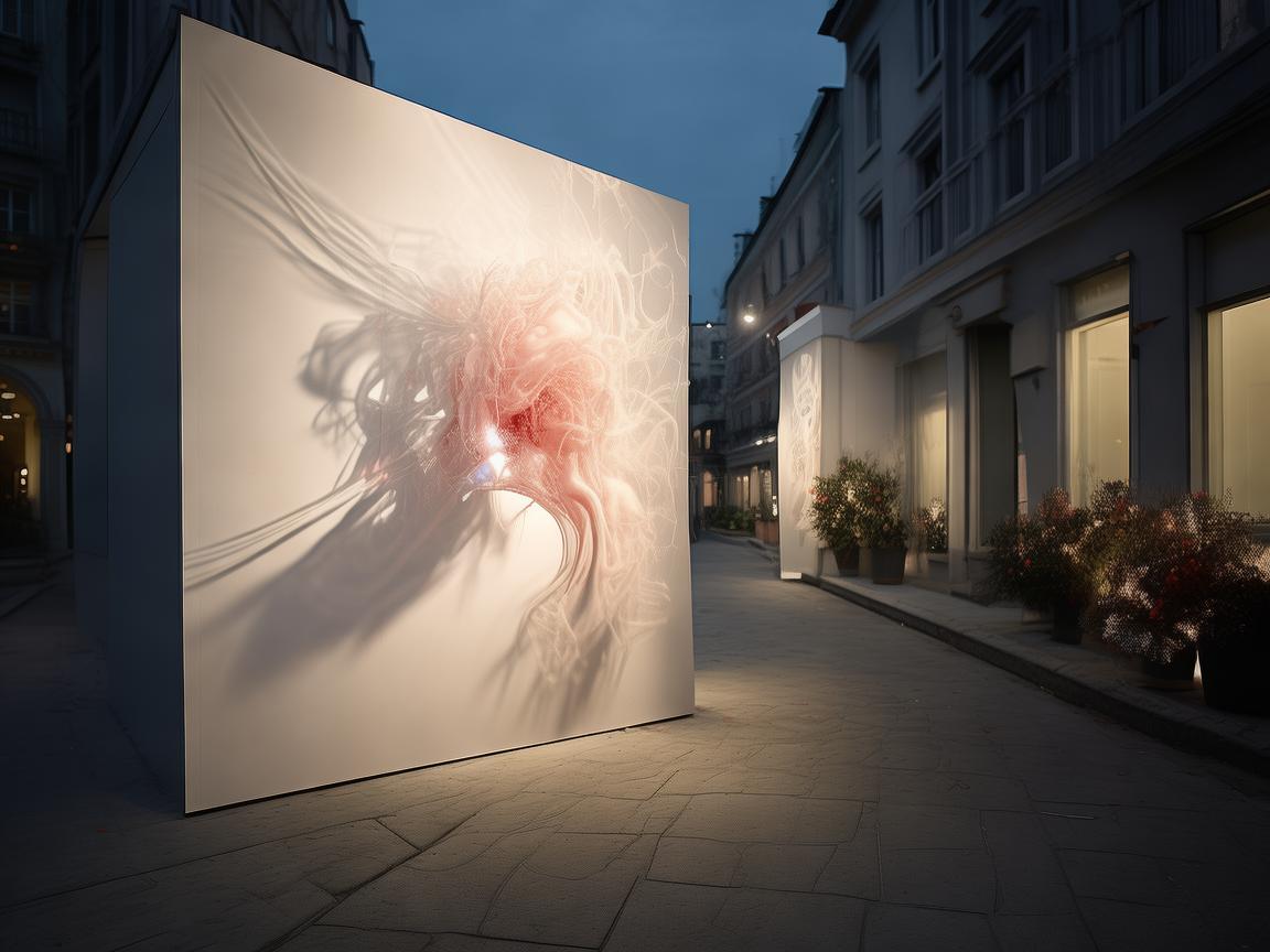 画廊街艺术装置，医学影像外的别样光影