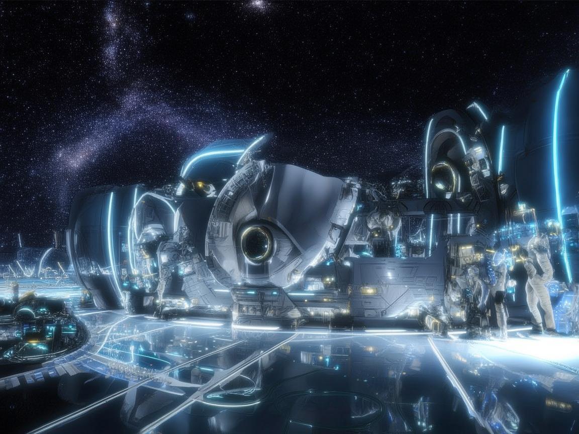 太空站中的放射影像探索